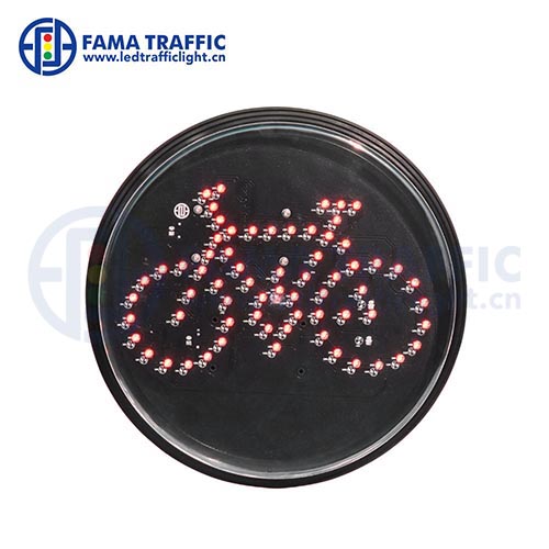 وحدة إشارة المرور LED للدراجات باللون الأخضر والأحمر والأصفر