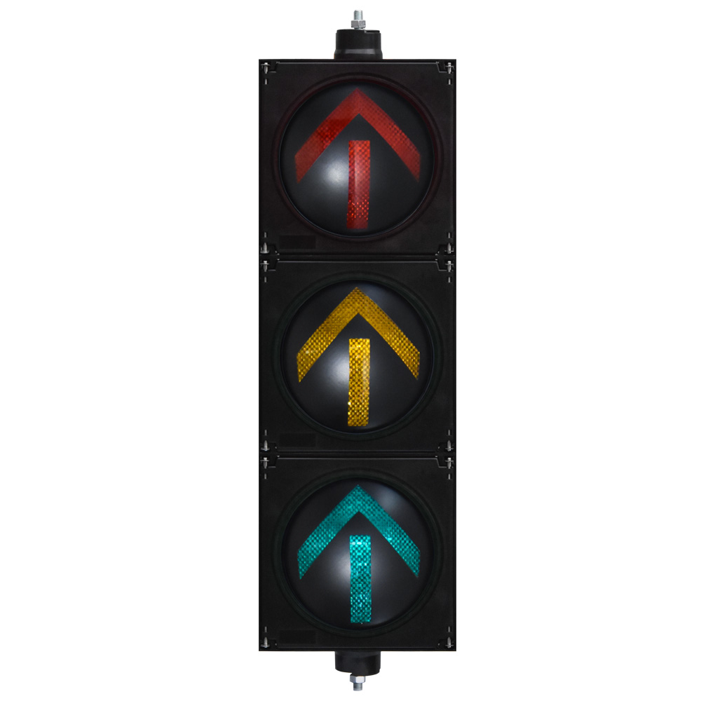 إشارة مرور عالية التدفق باللون الأحمر/الأصفر/الأخضر