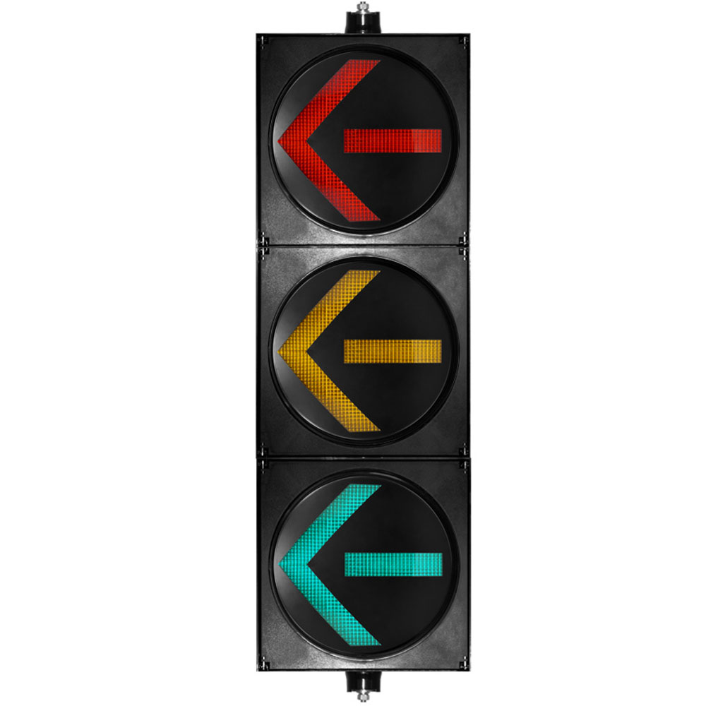 إشارة مرور عالية التدفق باللون الأحمر/الأصفر/الأخضر