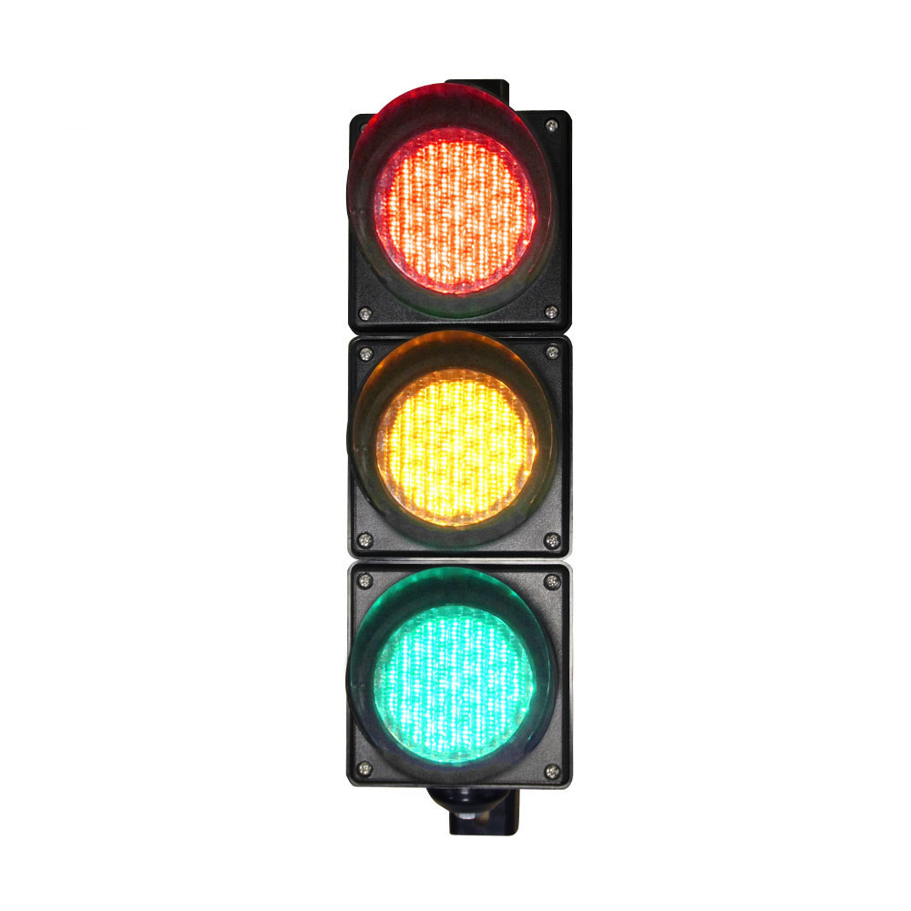 إشارة مرور كاملة باللون الأحمر/الأصفر/الأخضر منخفضة الطاقة