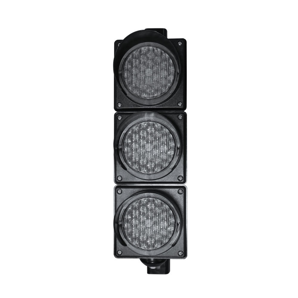 إشارة مرور كاملة باللون الأحمر/الأصفر/الأخضر منخفضة الطاقة