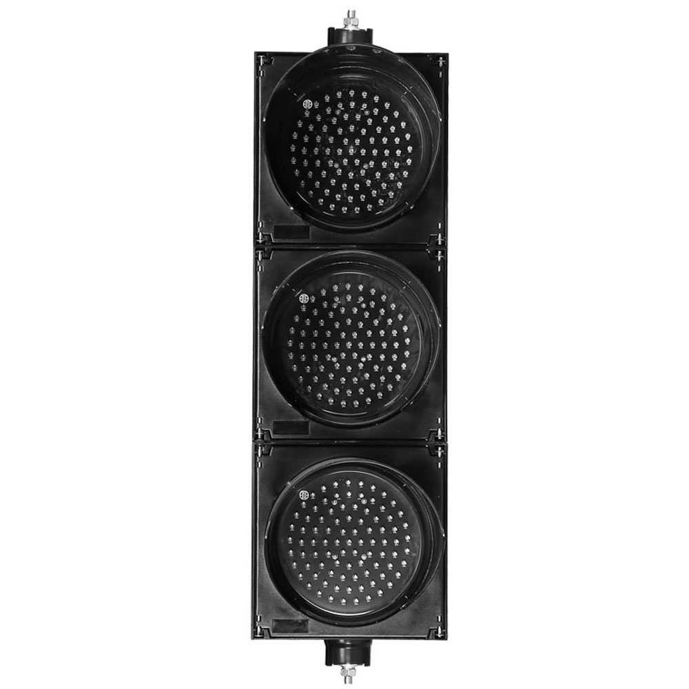 إشارة مرور كاملة باللون الأحمر/الأصفر/الأخضر منخفضة الطاقة