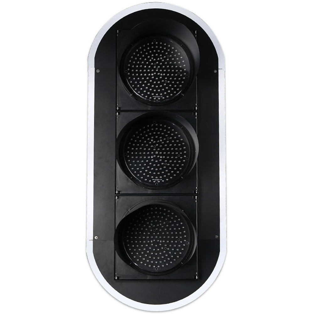 إشارة مرور كاملة باللون الأحمر/الأصفر/الأخضر منخفضة الطاقة