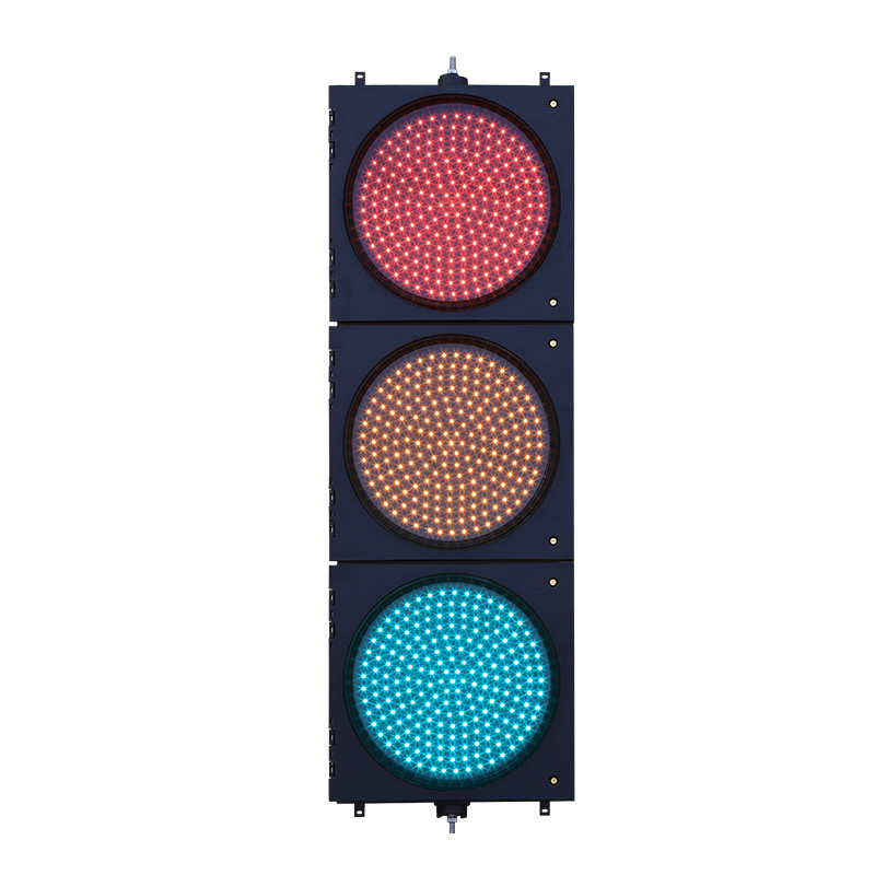 إشارة مرور كاملة باللون الأحمر/الأصفر/الأخضر منخفضة الطاقة