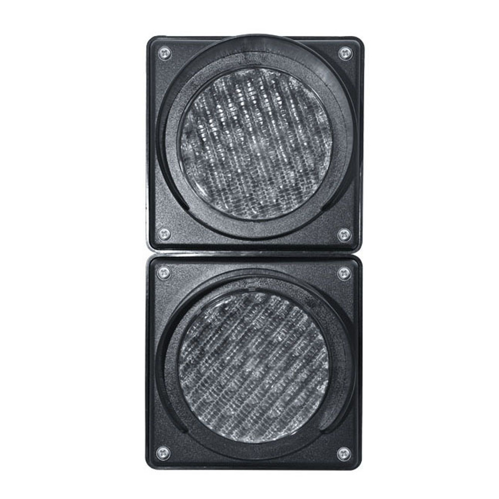 إشارة مرور كاملة باللونين الأحمر والأخضر منخفضة الطاقة (وحدتان)