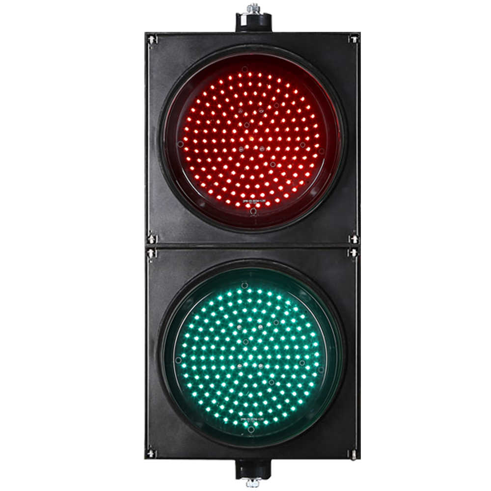 إشارة مرور كاملة باللونين الأحمر والأخضر منخفضة الطاقة (وحدتان)