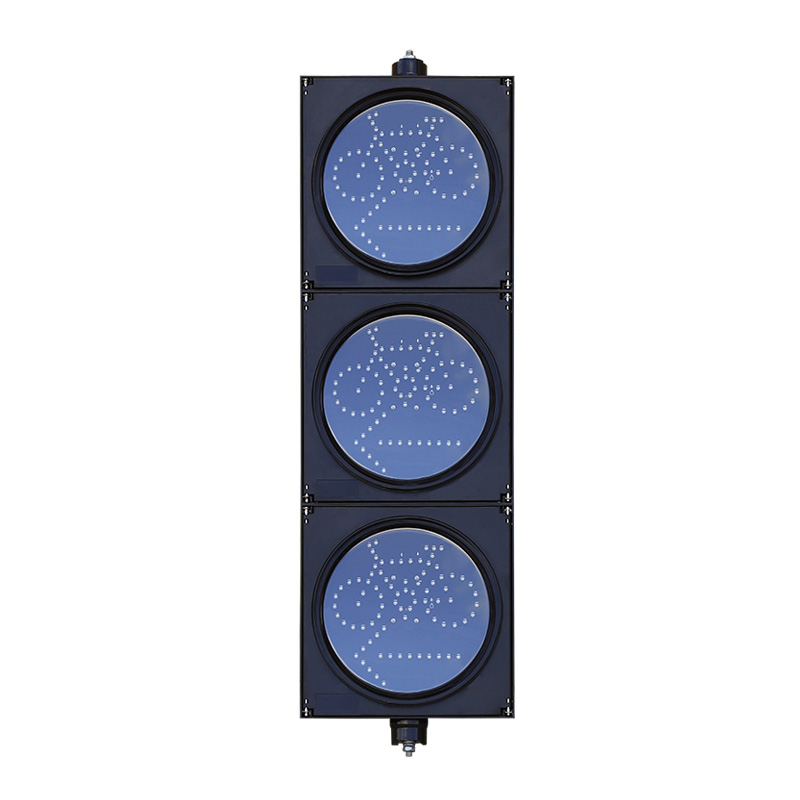 دراجة هوائية منخفضة الطاقة وإشارة مرور السهم