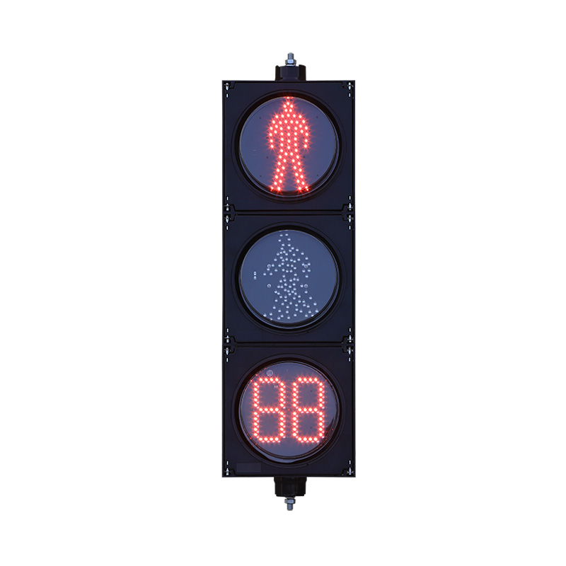 إشارة مرور للمشاة منخفضة الطاقة مع مؤقت تنازلي