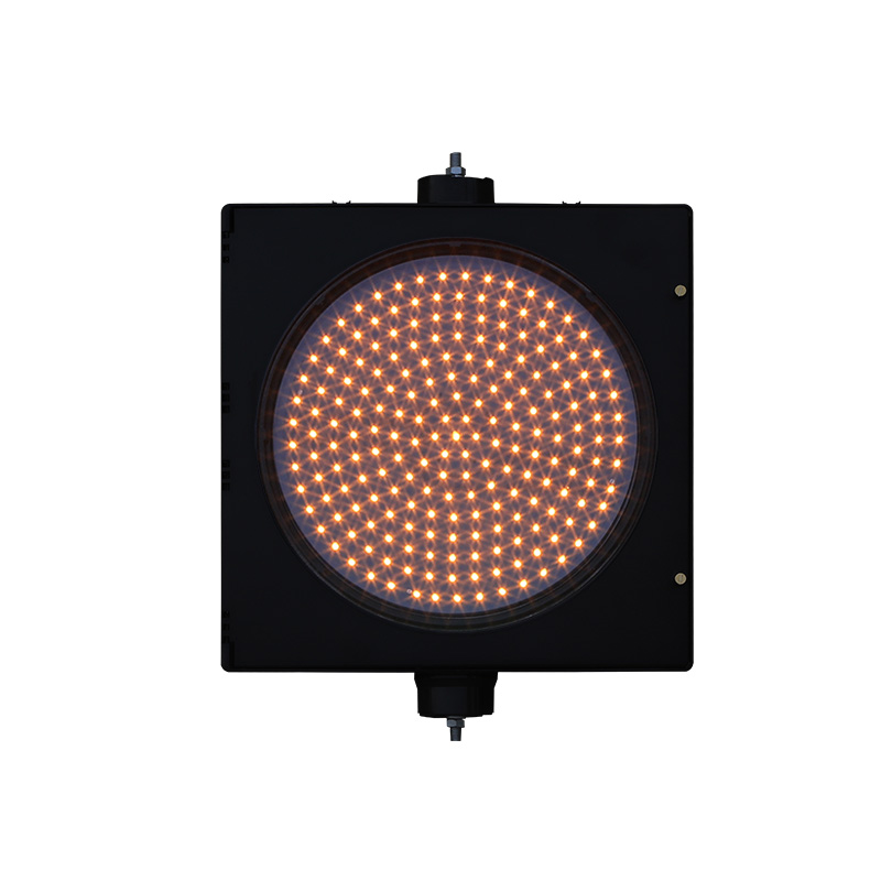 ضوء أصفر وامض يعمل بالطاقة الشمسية