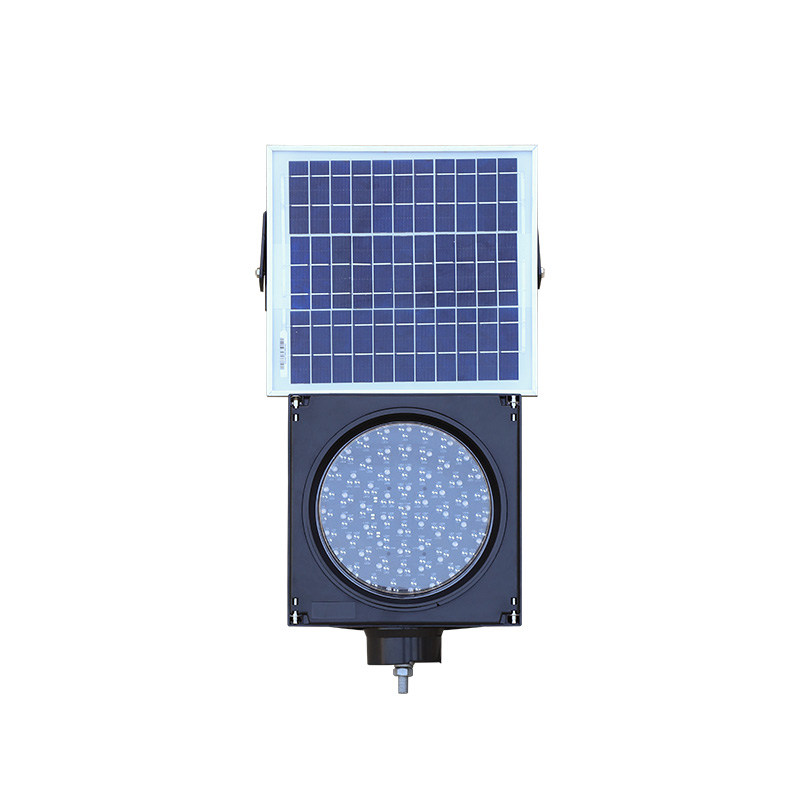 ضوء أصفر وامض يعمل بالطاقة الشمسية