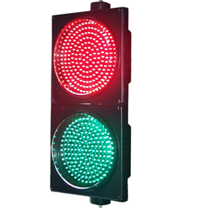 إشارة مرور كاملة باللونين الأحمر والأخضر منخفضة الطاقة إشارة مرور كاملة باللونين الأحمر والأخضر منخفضة الطاقة