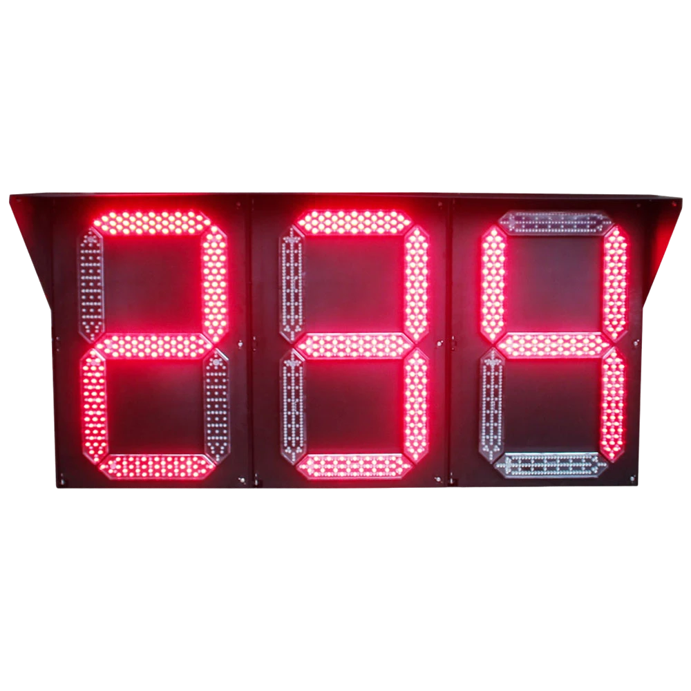 إشارة مرور عد تنازلي من نوع القطعة (نوع الصندوق)