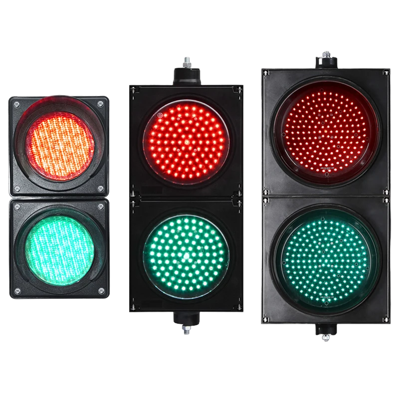 إشارة مرور كاملة باللونين الأحمر والأخضر منخفضة الطاقة (وحدتان)