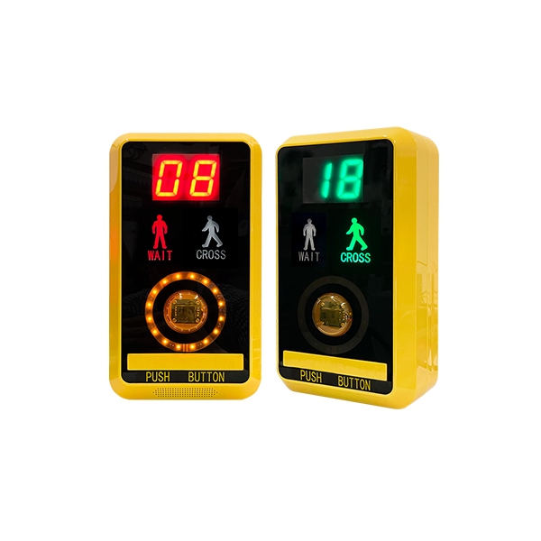 زر ضغط لعبور المشاة من نوع الحث