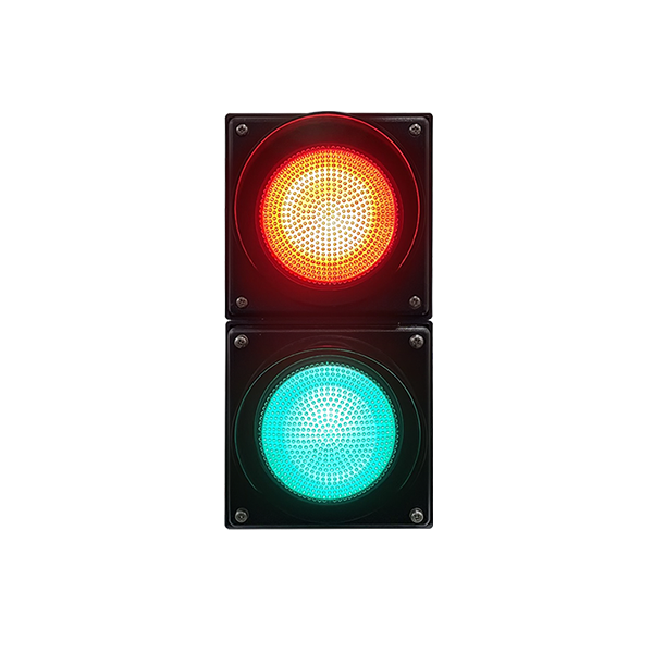 إشارة مرور كروية كاملة عالية التدفق باللونين الأحمر والأخضر (وحدتان)