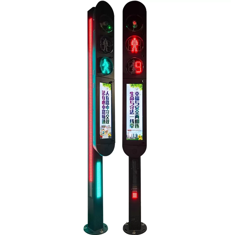 إشارة مرور متكاملة مع خاصية كشف المشاة إشارة مرور متكاملة مع خاصية كشف المشاة